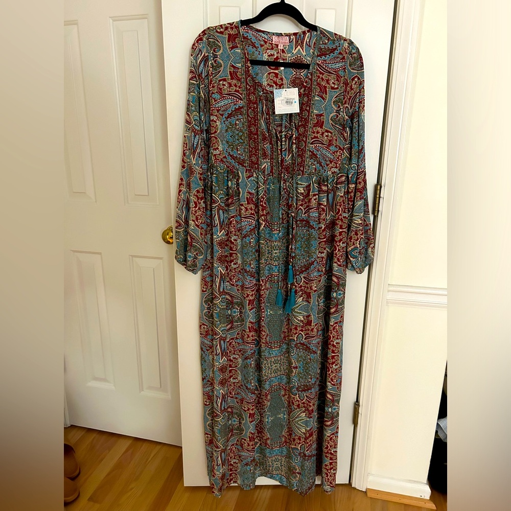 Oversized parsley dress